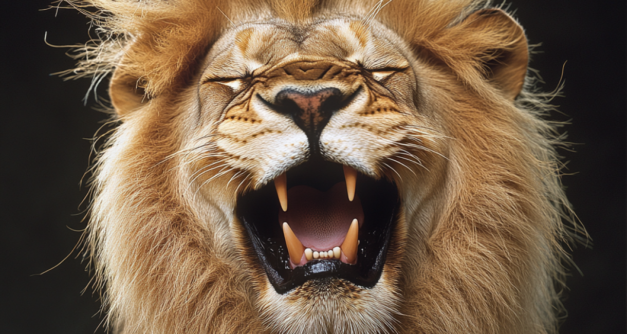 revolutiondotie_62879_A_photography_of_a_happy_lion_with_spik_44afefba-12a4-487d-b6ef-0812072b9f35_2